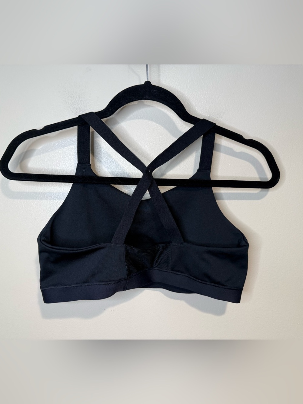 NIKE team impact Strappy sports bra size XL black - Picture 4 of 5